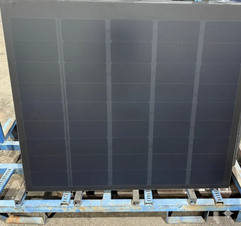 Black Moon Iced – Black Appearance, Monofacial, Solar Cells Without Solder Connectors, Low Glare